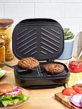 KitchenSmith By Bella 2-Burger Grill